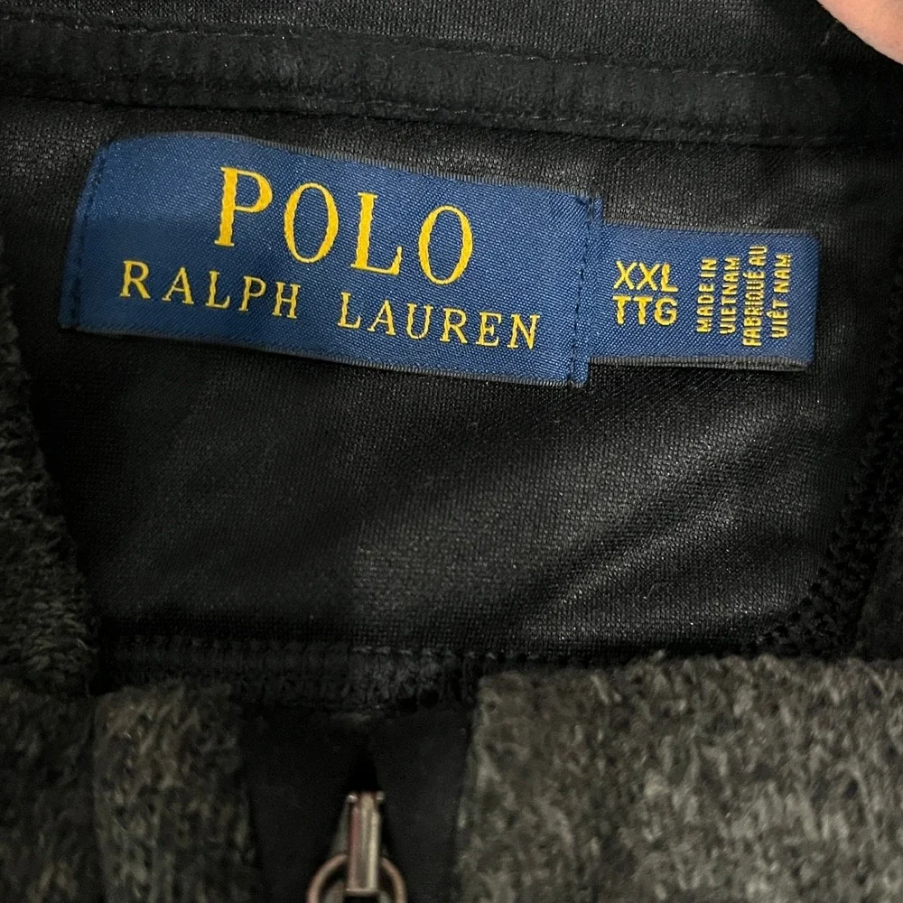 Polo‎ Ralph Lauren Sweater Mens 2XL Gray Knit Sweater Casual Outdoors Preppy